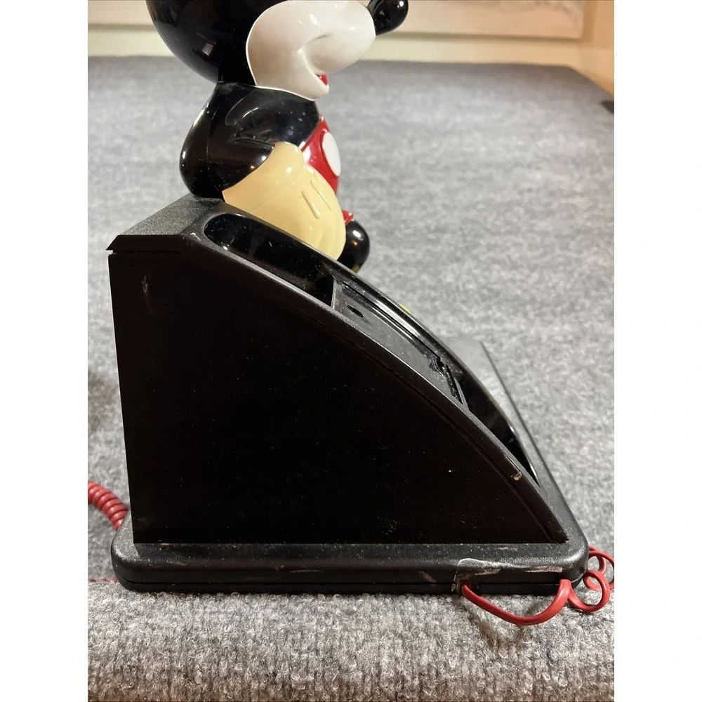 Vintage 1990's MICKEY MOUSE Corded Land Line Touch Tone Telephone AT&T Phone